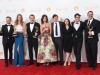 Il cast di Breaking Bad, miglior serie drammatica